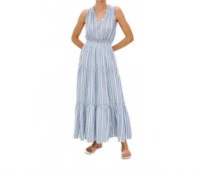 Rails Loulou Stripe Sleeveless Linen Blend Maxi Dress In Multi