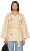 Rails Lucien Trench Coat In 卡其