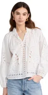 Rails Lucinda Cotton Eyelet Top In White