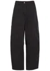 Rails Lunar Barrel-leg Stretch-cotton Trousers In Black