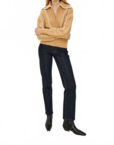 Rails Lune Sweater In Camel Ivory In Brown