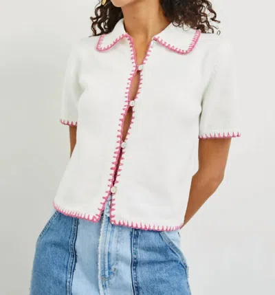 Rails Maliah Top In Ivory Hibiscus In White