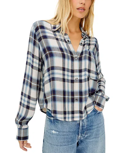 Rails Malin Cropped Plaid Button-up Shirt In Multi