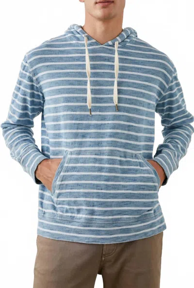 Rails Mammoth Hoodie In Brenton Stripe Navy In Blue