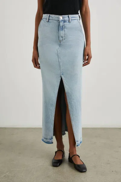 Rails Manhattan Denim Skirt In Reef Let Down Hem In Blue