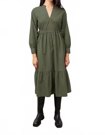 Rails Maple Midi Dress In Olive Smoke In Green
