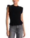 Rails Marci Knit Top In Black