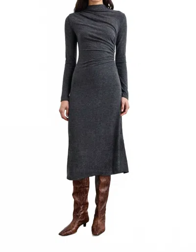 Rails Margaret Long Sleeve Midi Sweater Dress In Gray