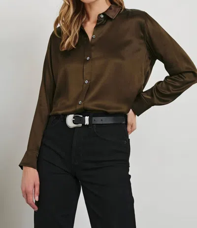 Rails Maria Shirt In Dark Moss