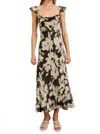 Rails Marigold Midi Dress In Charcoal Lily In Black