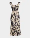 Rails Marigold Midi Dress In Charcoal Lily In Black