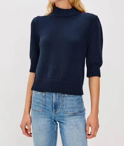 Rails Mariona Mockneck Sweater In Navy In Blue