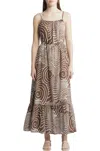 Rails Maris Swirl Print Tiered Cotton Maxi Dress In Multi