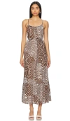 Rails Maris Swirl Print Tiered Cotton Maxi Dress In Swirls