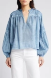 RAILS MARLI COTTON PEASANT SHIRT