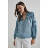 Rails Marli Top In Faded Blue In Blue