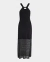 Rails Tamara Asymmetric Midi Dress In Black