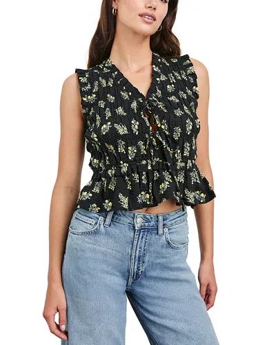 RAILS MARTINE CRINKLED CROPPED TOP