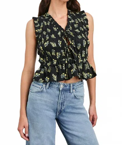 RAILS MARTINE TOP IN DARK AMARYLLIS