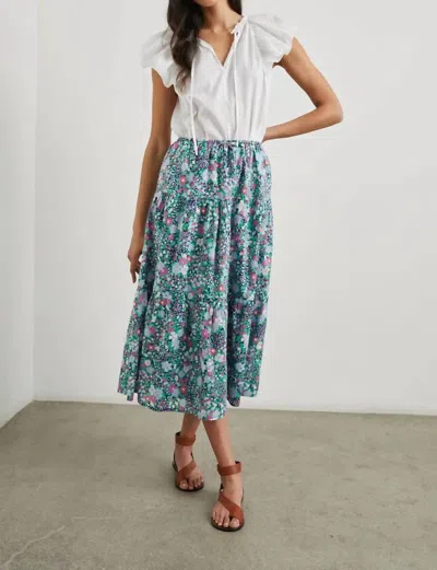 Rails Mary Skirt In Navy Leilani Floral
