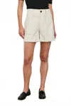 Rails Maryam High Waist Short In Birch Pinstripe In Neutral