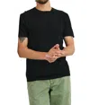 Rails Mason Cotton Cashmere T-shirt In Black In Black
