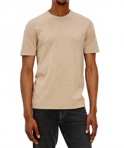 Rails Mason Crewneck T-shirt In Oat Heather In Black