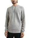Rails Men's Matador Textured Hoodie In Gray Heather