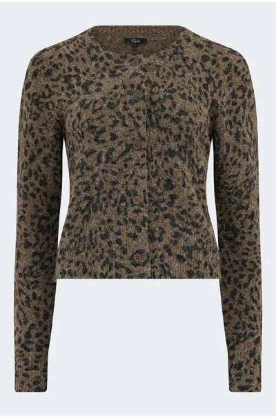 Rails Matilda Cardigan In Spotted In Animal Print
