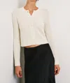Rails Matilda Cropped Cardigan Sweater In Ivory