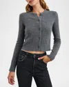 Rails Matilda Wool-blend Cardigan In Charcoal