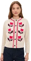 Rails Mavie Cardigan Carmine Floral In Neutral