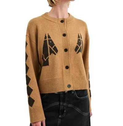 RAILS MAVIE CARDIGAN IN CAMEL STABLES