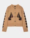 Rails Mavie Wool-blend Cardigan In Camel Stables