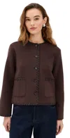 Rails Melanie Jacket Dark Brown In Brown