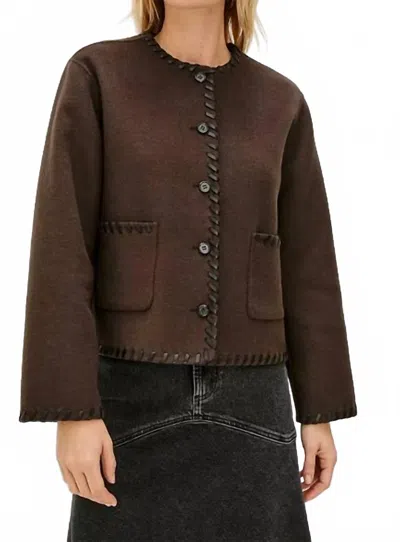 Rails Melanie Jacket In Dark Brown