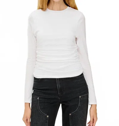 Rails Melle Long Sleeve Top In White