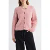Rails Melo Brushed Cardigan In Pink