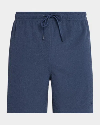 Rails Men & Apos;s Brea Textured Drawstring Shorts In Blue
