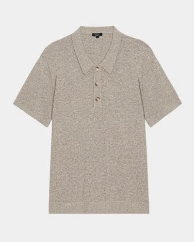 Rails Men & Apos;s Linden Diamond Cotton Knit Polo Shirt In Neutral