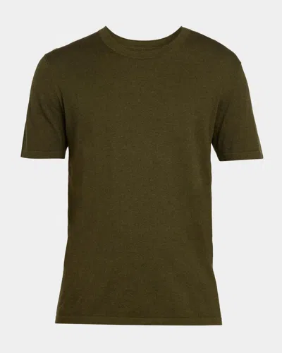 Rails Men & Apos;s Mason Cotton-cashmere T-shirt In Green