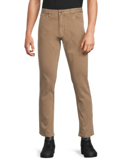 Rails Men's Carver Stretch Cotton-twill Pants In Brown