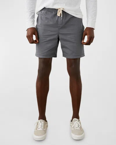 Rails Men's Cruz Herringbone Shorts In Charcoal