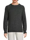 Rails Men's Donovan Cotton-blend Crewneck Sweater In Animal Print