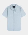 Rails Men's Fairfax Cotton Pocket Short-sleeve Shirt In Blue