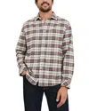 Rails Forrest Plaid Cotton Twill Button-up Shirt In Sandalwood