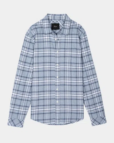 Rails Men's Forrest Plaid Sport Shirt In Celestial Lagoon