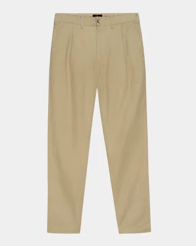 RAILS MEN'S HAWTHORNE PLEATED CANVAS PANTS