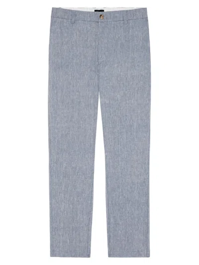 Rails Men's Irving Bicoastal Cotton-linen Pants In Blue