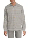 Rails Men's Ivan Textured Cotton Flannel Button-down Shirt In Gray